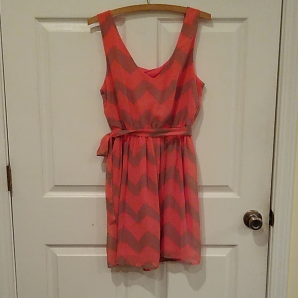 Kohl's Juniors' Lily Rose Chevron Tank Dress - Picture 4 of 4